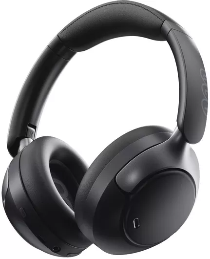 QCY H3 Pro Ασύρματα/Ενσύρματα Over Ear Ακουστικά με 55 ώρες Λειτουργίας Μαύρο