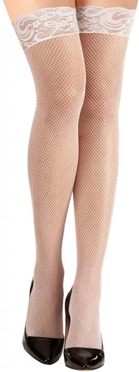 Αποκριάτικο Αξεσουάρ Widmann Κάλτσες Δίχτυ με Δαντέλα Λευκό