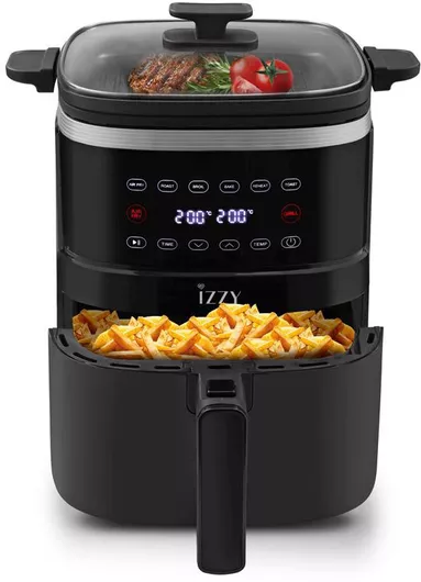Izzy Air Fryer 5lt Μαύρο IZ-8241