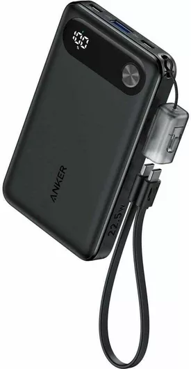 Anker PowerCore 10000mAh 22.5W με Θύρα USB-A & 2 Θύρες USB-C Μαύρο