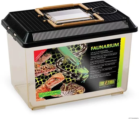 Ενυδρείο Ερπετών Exo Terra Faunarium Small 23x15.5x17cm Μαύρο