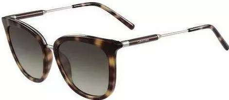 Γυναικεία Γυαλιά Ηλίου Ck Calvin Klein Ντεγκραντέ Cat Eye 56mm με Καφέ Φακό & Ταρταρούγα Σκελετό