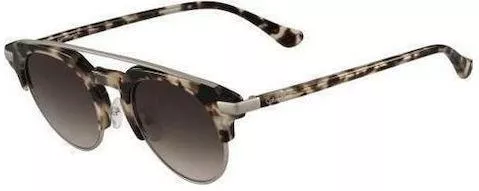 Γυναικεία Γυαλιά Ηλίου Ck Calvin Klein Ντεγκραντέ Στρογγυλά 49mm με Καφέ Φακό & Ταρταρούγα Σκελετό