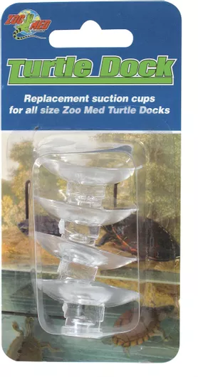 Ανταλλακτικές Βεντούζες Ενυδρείου Ερπετού Zoomed για Turtle Dock Σετ 4τμχ
