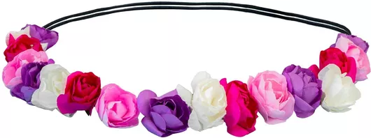 Αποκριάτικο Αξεσουάρ Widmann Κορδέλα με Λουλούδια Πολύχρωμο