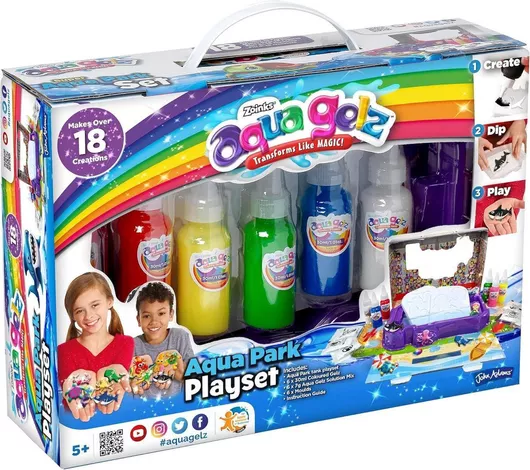 Παιδική Χειροτεχνία AS Επιτραπέζιο Εργαστήριο Ζουληχτές Φιγούρες Aqua Gel Aqua Park για 5+ Ετών