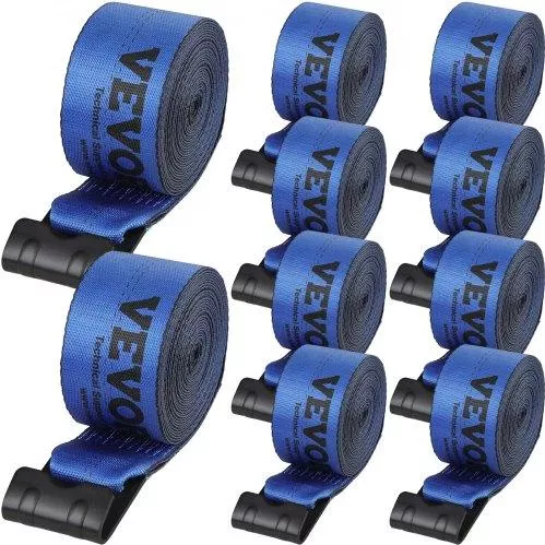 Σετ Ιμάντες Vevor 4"x30' 6000lbs 10τμχ Μπλε
