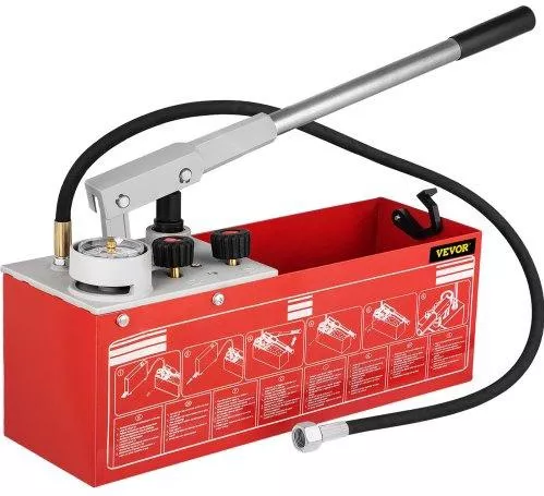 Αντλία Υδροστατικής Πίεσης Vevor Έως 60 bar/860 psi Δοχείο 32 Γαλόνια Υδραυλικός Χειροκίνητος