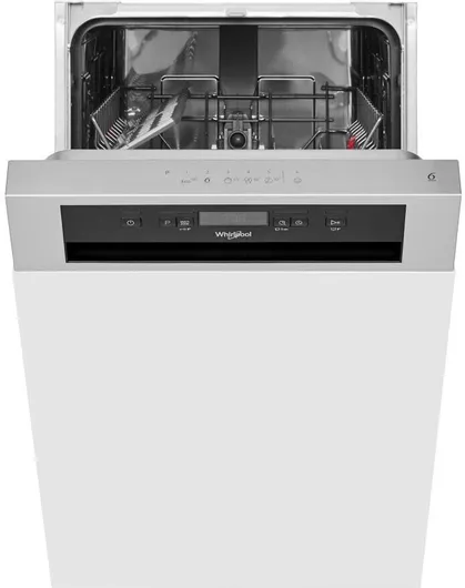 Πλυντήριο Πιάτων Whirlpool WSBC 3M27 X Εντοιχιζόμενο για 10 Σερβίτσια Π45xY82cm Inox