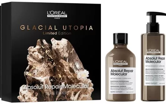Σετ Περιποίησης Μαλλιών L'Oréal Professionnel Duo Absolut Repair Molecular Glacial Utopia Σαμπουάν 300ml & Serum 250ml