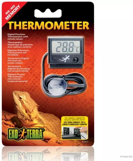 Ψηφιακό Θερμόμετρο Ενυδρείου Ερπετού Exo Terra LED