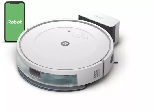 Σκούπα Ρομπότ iRobot Roomba Combo Essential για Σκούπισμα & Σφουγγάρισμα με Wi-Fi Γκρι