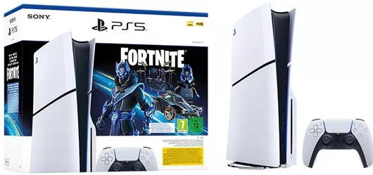 Sony PlayStation 5 Slim 1TB & Fortnite Cobalt Star Official Bundle