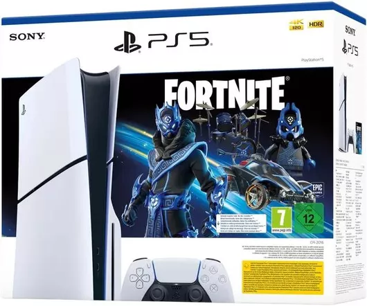 Sony PlayStation 5 Slim 1TB & Fortnite Cobalt Star Official Bundle
