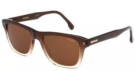 Unisex Γυαλιά Ηλίου Carrera Wayfarer 53mm με Καφέ Φακό & Καφέ Σκελετό