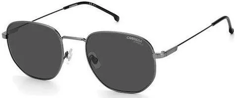Unisex Γυαλιά Ηλίου Carrera Γεωμετρικά 50mm με Γκρι Φακό & Ασημί Σκελετό
