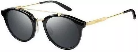 Unisex Γυαλιά Ηλίου Carrera Καθρεύτης Στρογγυλά 49mm με Ασημί Φακό & Μαύρο Σκελετό