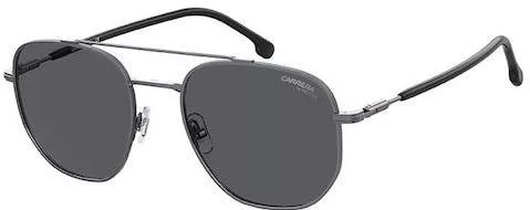 Ανδρικά Γυαλιά Ηλίου Carrera Aviator 54mm με Γκρι Φακό & Γκρι Σκελετό