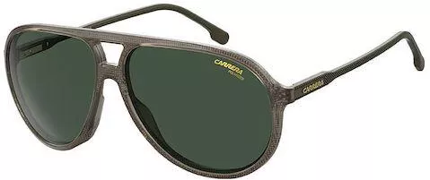Ανδρικά Γυαλιά Ηλίου Carrera Aviator 61mm με Γκρι Φακό & Γκρι Σκελετό