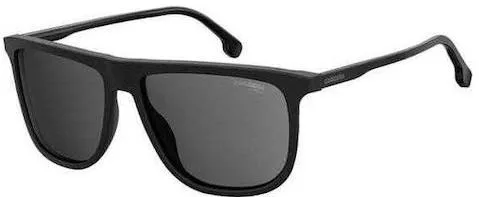 Ανδρικά Γυαλιά Ηλίου Carrera Τετράγωνα 58mm με Γκρι Φακό & Μαύρο Σκελετό