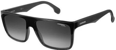 Ανδρικά Γυαλιά Ηλίου Carrera Τετράγωνα 58mm με Γκρι Φακό & Μαύρο Σκελετό