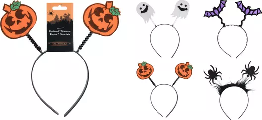 Αποκριάτικη Στέκα Μαλλιών Koopman Halloween με Κολοκύθες Τυχαία Επιλογή Σχεδίου