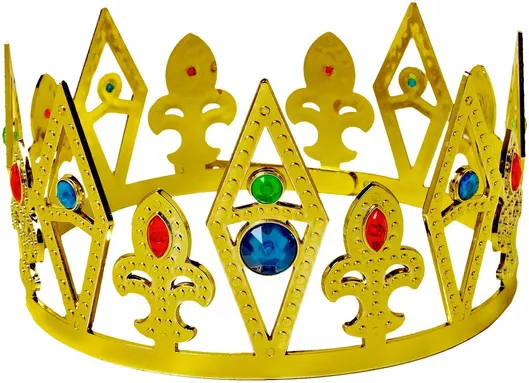 Αποκριάτικο Αξεσουάρ Widmann Κορώνα Βασιλιά & Βασίλισσας Χρυσό