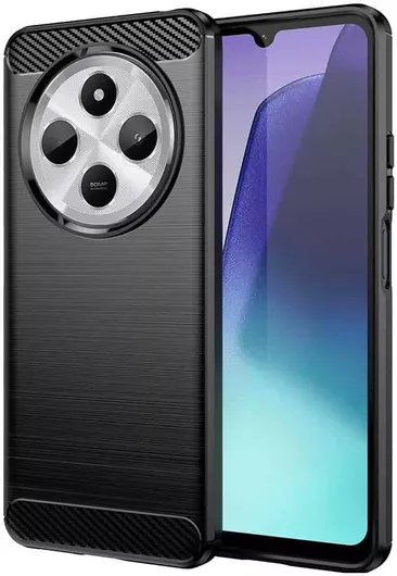 Θήκη Κινητού Back Cover Techsuit Carbon για Xiaomi Redmi 14C Σιλικόνη Μαύρο