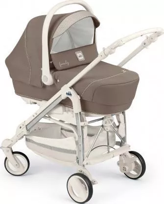 Καρότσι Μωρού Cam Combi Family Brown 3 σε 1 από Νεογέννητο Καφέ