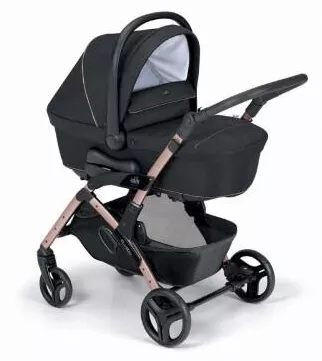 Καρότσι Μωρού Cam Fluido Easy 3 σε 1 από Νεογέννητο Μαύρο