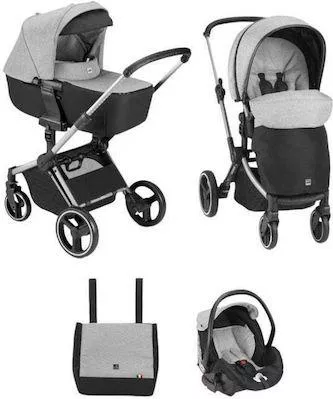 Καρότσι Μωρού Cam Πολυκαρότσι Next Evo 3 σε 1 C933 από Νεογέννητο Γκρι