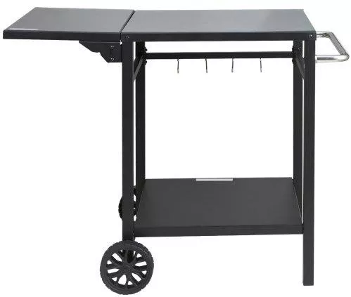 Τραπέζι Ψησταριάς Vevor Φορητό με Ρόδες & Διπλό Ράφι