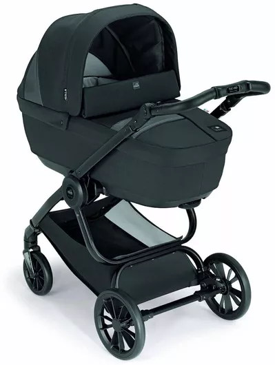 Καρότσι Μωρού Cam Techno Babila Duo Col 565 Nero 2 σε 1 από Nεογέννητο Μαύρο