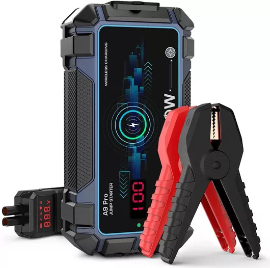 Εκκινητής Μπαταρίας Αυτοκινήτου Avapow A9 Pro με Φακό 12V/2500A 16000mAh Μαύρο