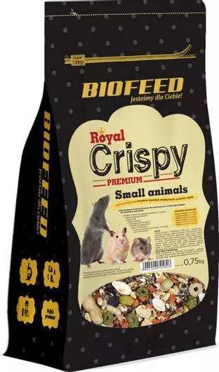 Τροφή για Χάμστερ Biofeed Royal Crispy Premium Small Animals 750gr