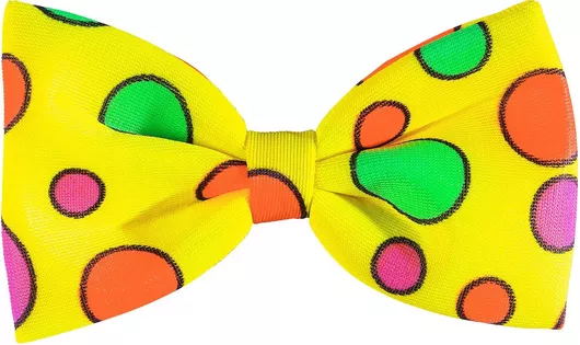 Αποκριάτικο Αξεσουάρ Widmann Παπιγιόν Πουά Κίτρινο