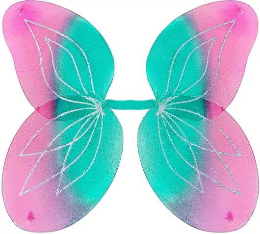 Αποκριάτικο Αξεσουάρ Widmann Παιδικά Φτερά Azur 58x46cm Ροζ / Πολύχρωμο