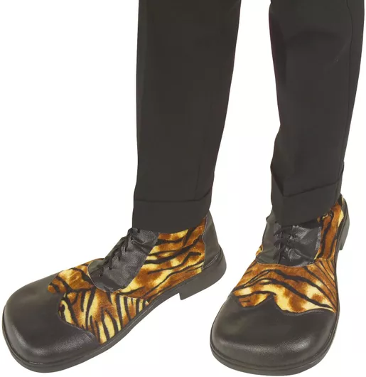 Αποκριάτικο Αξεσουάρ Widmann Παπούτσια για Party Τίγρης Μαύρο / Πορτοκαλί