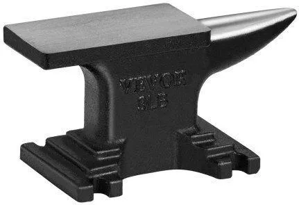 Αμόνι Vevor Μονής Κέρατος 4kg, Χυτοχάλυβας, Σφυρηλάτηση & Μορφοποίηση