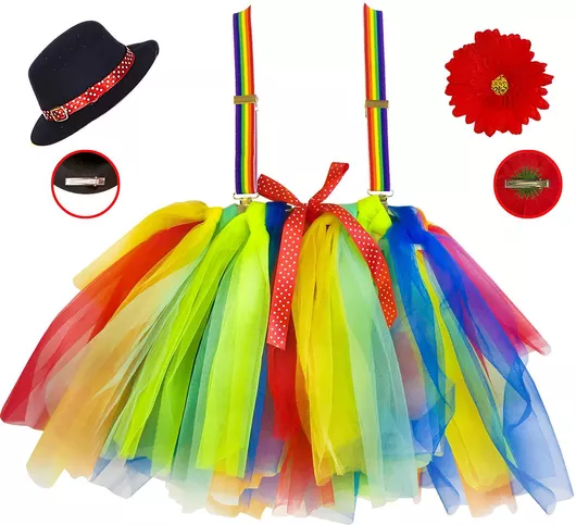 Αποκριάτικο Αξεσουάρ Widmann Σετ Clown Πολύχρωμο