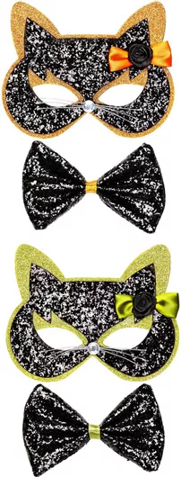 Αποκριάτικο Αξεσουάρ Widmann Σετ Γάτας Τυχαία Επιλογή Χρώματος