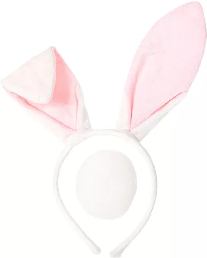 Αποκριάτικο Αξεσουάρ Widmann Σετ Λαγού Λευκό