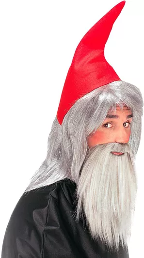 Αποκριάτικο Αξεσουάρ Widmann Σετ Νάνος Κόκκινο/Γκρι