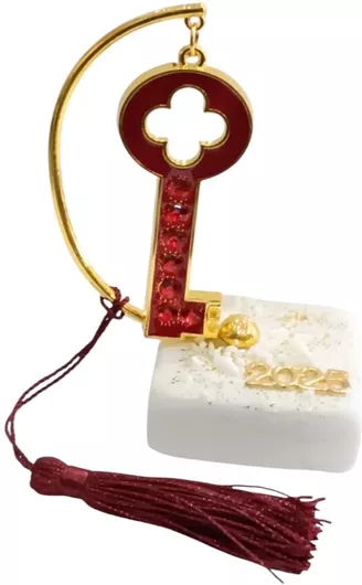 Γούρι Kallioposilver Επιτραπέζιο Χειροποίητο Κλειδί 11x5x5cm