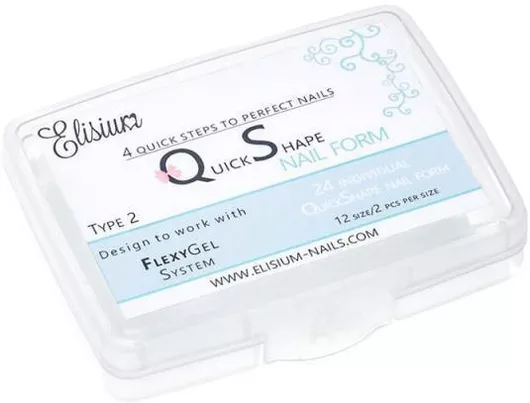 Tips Νυχιών Elisium Type 2 Σετ 24τμχ