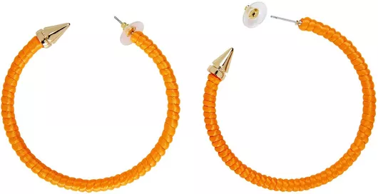 Αποκριάτικο Αξεσουάρ Widmann Σκουλαρίκια Neon Πορτοκαλί