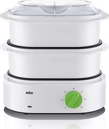 Ατμομάγειρας Braun FS 3000 με 2 Επίπεδα Μαγειρέματος 6.2lt