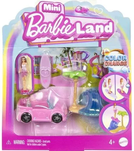 Σετ με Κούκλα Mattel HYF38 BarbieLand Doll and Beach Vehicle για 4+ Ετών