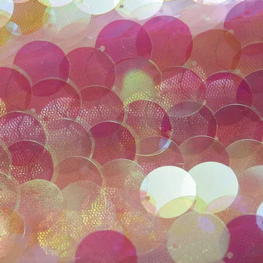 Χριστουγεννιάτικο Ύφασμα Woerner με Παγιέτες 125cm Ιριδίζον