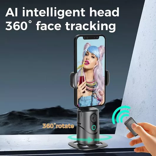 Gimbal Κινητού Q12 με 5 ώρες Λειτουργίας Μαύρο